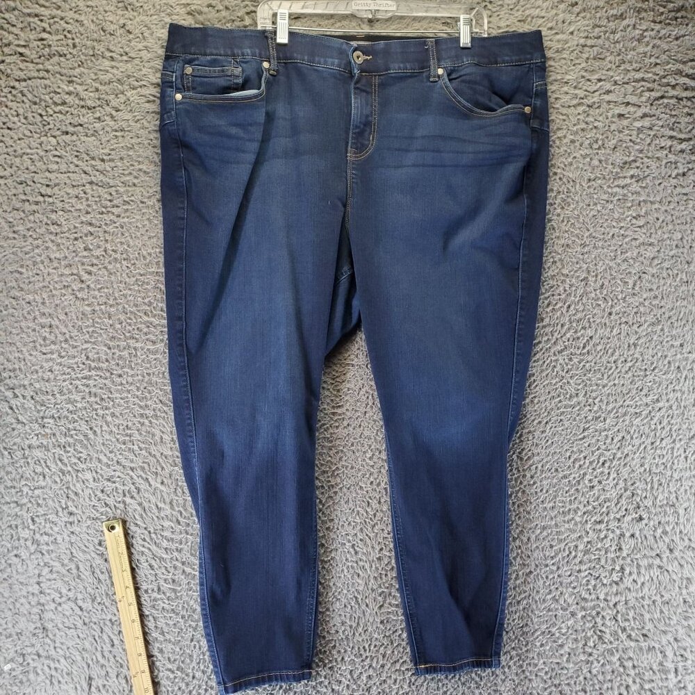 Torrid Jeans Womens 26R Blue Bombshell Skinny Premium Stretch Denim Five Pockets